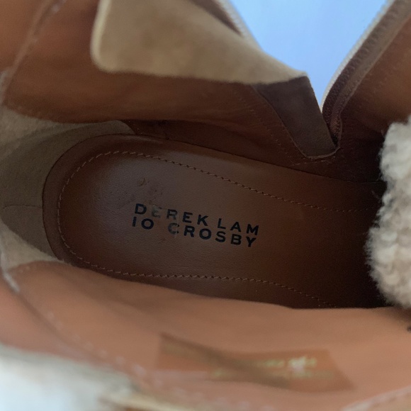 Unique Derek Lam 10 Crosby Calf Hair and Suede Ankle Booties Size 8.5 - Picture 8 of 10